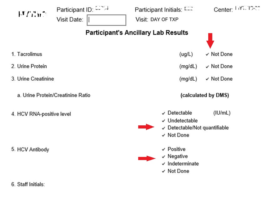 DCI without checkboxes