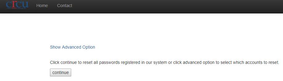 Basic Password Page